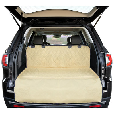 Tucker Murphy Pet™ Cargo Liner Cover For Suvs And Cars, Waterproof Material, Non Slip Backing, Extra Bumper Flap Protector, Large Size - Universal Fit