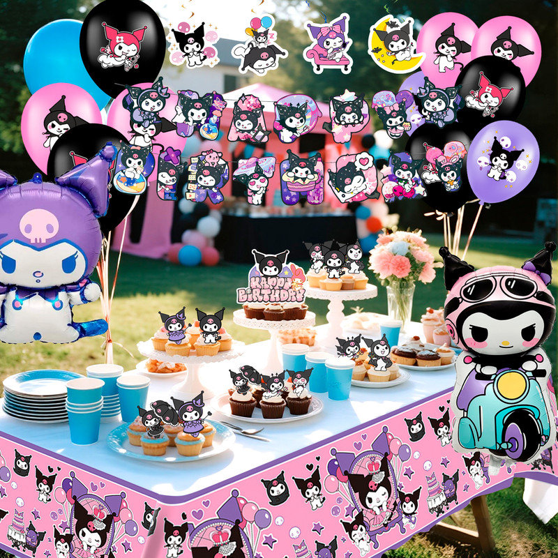 Kulomi Birthday Party Supplies, 33 Pcs Kulomi Birthday Party Decorations