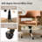 Ackeron Ocean Modern Farmhouse Solid Wood Simple Assembly Swivel Office Chair with Tilt Function-1250523347
