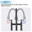 Robinet de cuisine Bridge avec douchette extractible-76764258
