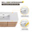 Meuble-lavabo mural simple 48 po avec lavabo en résine et meuble-lavabo mural 48 po-2024591257