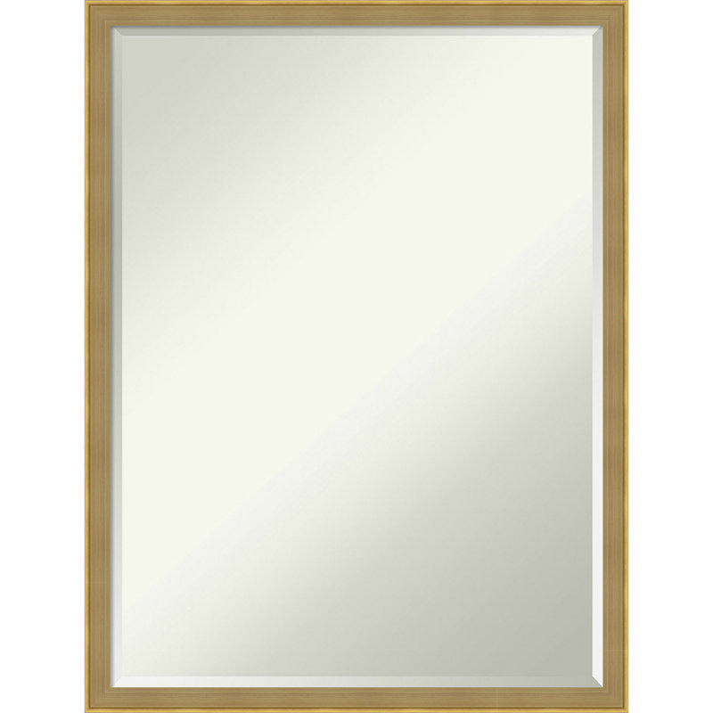 Miroir mural de salle de bain incliné, Or foncé