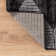 Black Ivory Geometric Stripe Area Rug