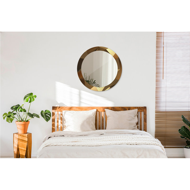 Huldar Glass Flat Wall Mirror