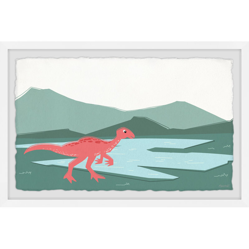 Bradshaw Baby T-rex, reproduction encadrée, H 20 po x l 30 po x P 1,5 po
