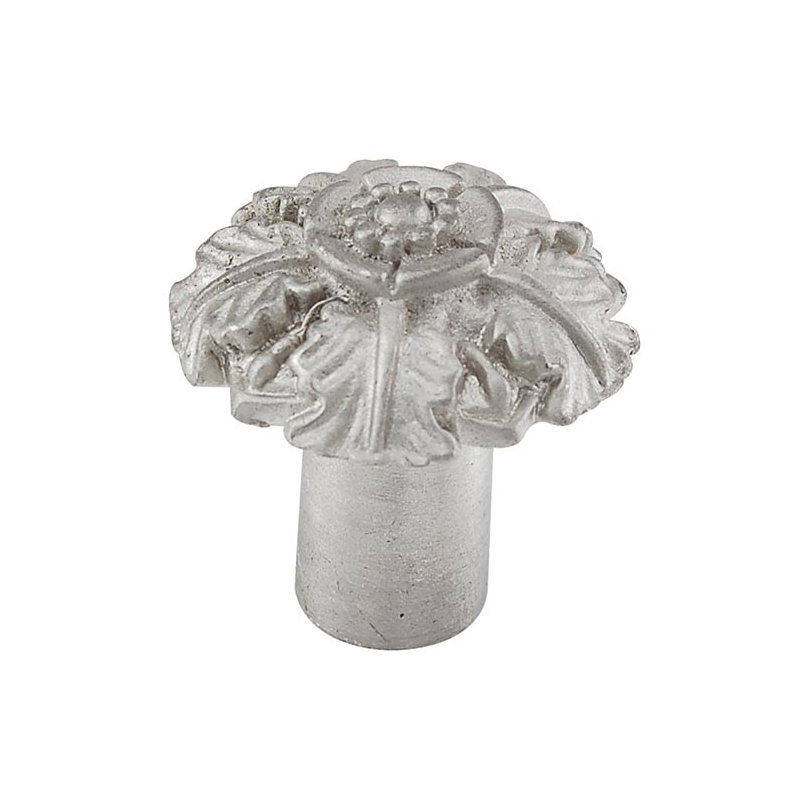 Carlotta Novelty Knob, Satin Nickel, 1.125" H x 1.125" W x 1.25" D