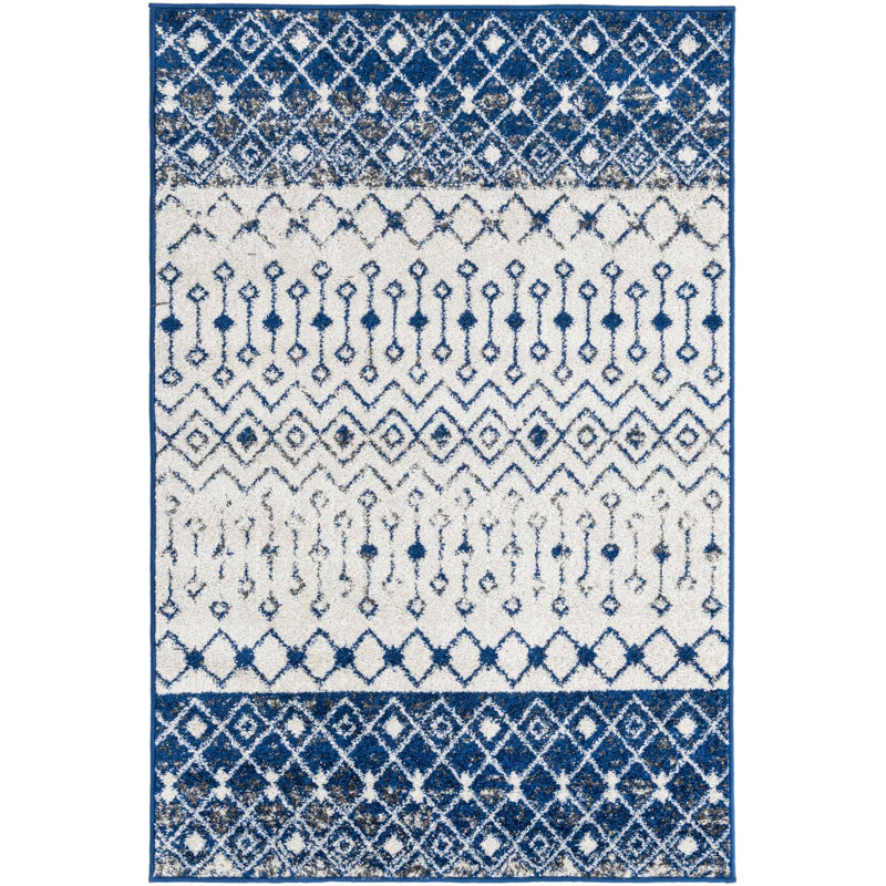 Bradley-Joe Abstract Indoor Rug, Rectangle 4' x 6'
