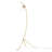 59.83'' Brushed Brass Arched Floor Lamp