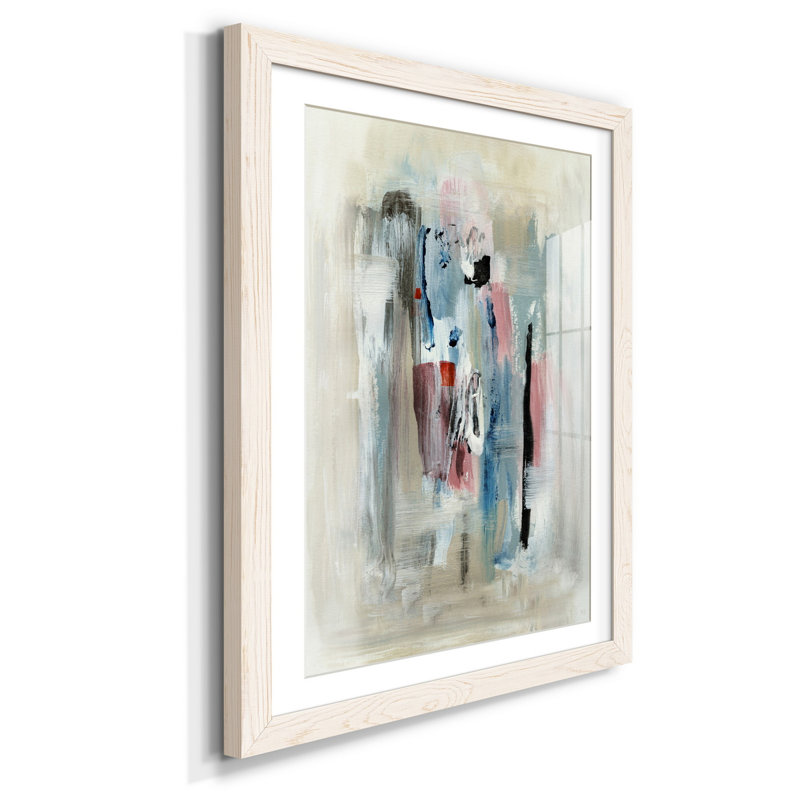 Mission Beach - reproduction d'art, H 37,5 po x l 27,5 po x P 1,5 po, Papier encadré blanc, Blanc