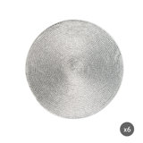 Platinum Solid Colour Round Placemat
