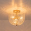 Plafonnier encastré moderne 3 lumières pour chambre Aurelia