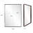 Stainless Steel Rectangle Mirror-1767860637-1767860639