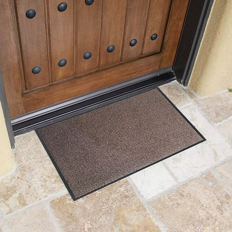 Lisa Non-Slip Indoor Doormat, 24" W x 32" L, Tan