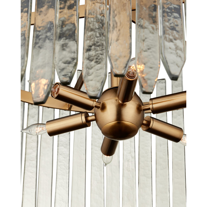 Electra 6 - Light Iron Chandelier