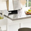 Dyri 130 cm W Kitchen Island with Stainless Steel Top