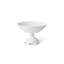 White Fluted Full Lace Footed Compote 10.83"