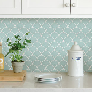 10'' W x 10'' L Resin Peel and Stick Field Tile