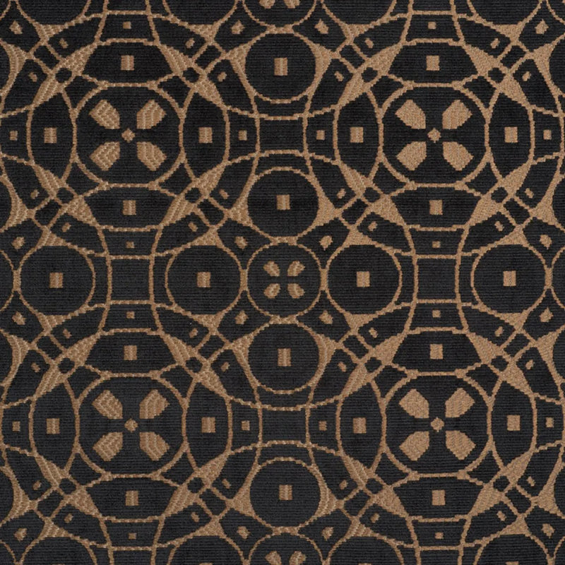 Tissu en velours Zodiac, Onyx