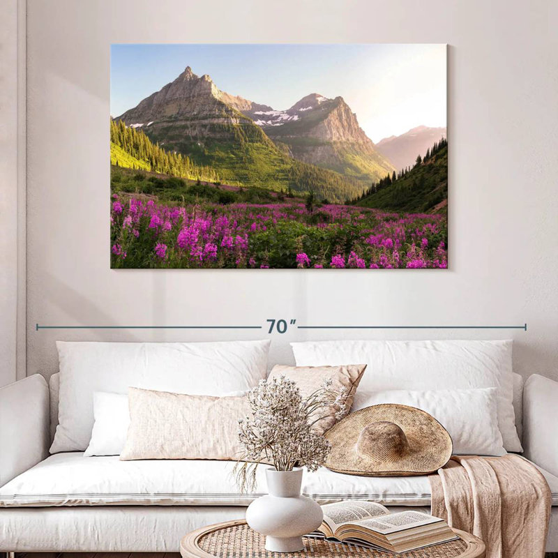 Alvord Glacier Park Mountains, 32" H x 48" W