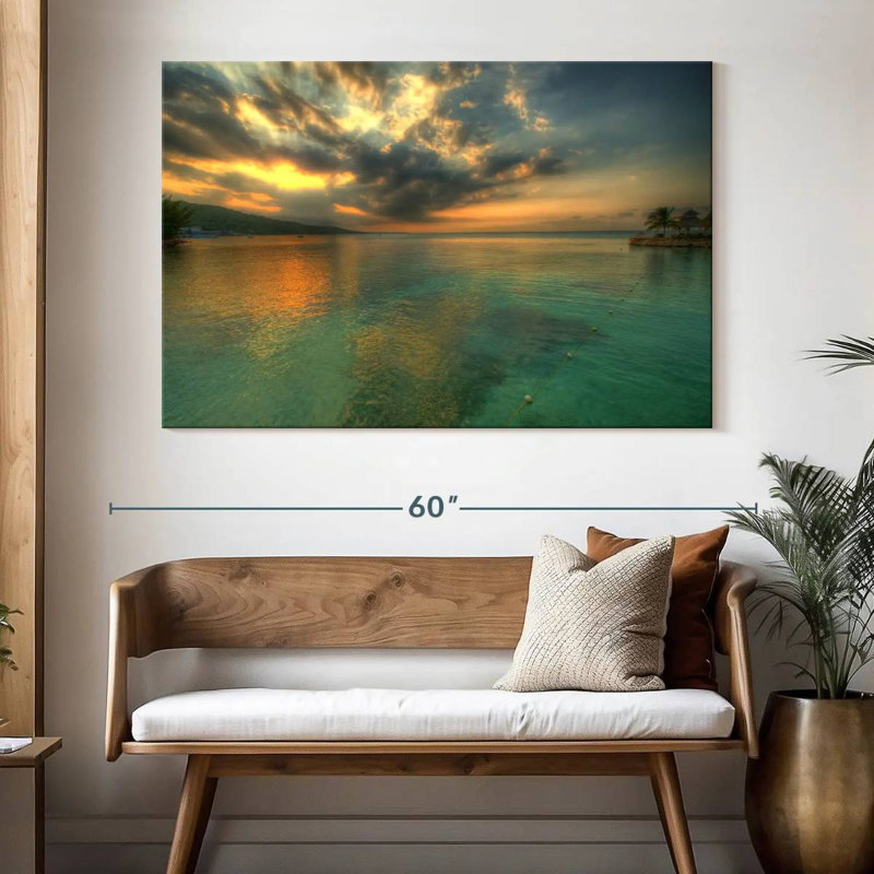 Gillard Ocho Rios Beach Sunset, H 34 po x l 51 po