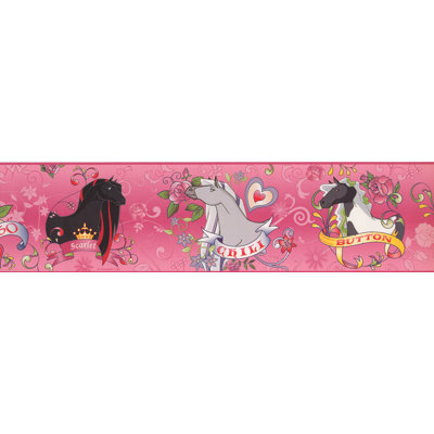 Caricature d'une bordure murale Horseland