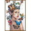 Lady With Butterflies Painting by Fern Cassidy