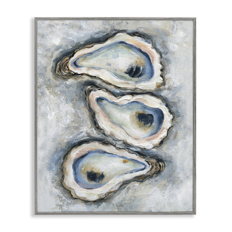 Giclée encadrée de bar Organic Oyster, design par Carol Robinson, Estampe numérique Farmhouse, H 14 po x l 11 po