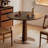Black&Walnut Round Sintered Stone Dining table-1694483369-1694483368