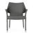 4 Pcs Mirage Grey PE Wicker Stackable Outdoor Armchair Set