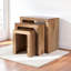 Beatrix Solid Wood Trestle Nesting Tables
