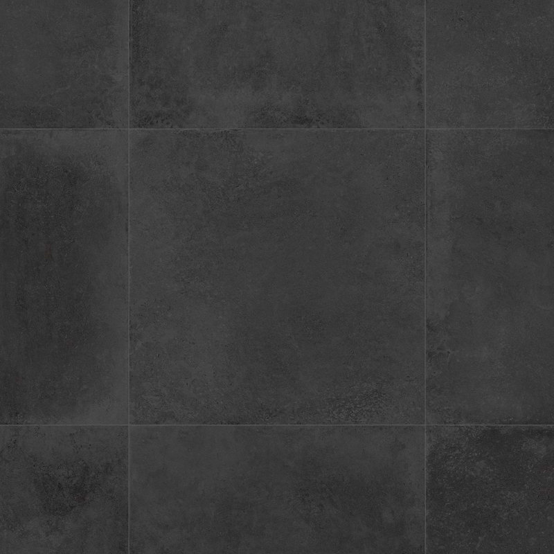 Stoneside 36x36 Matte Porcelain Tile, Charcoal Gray