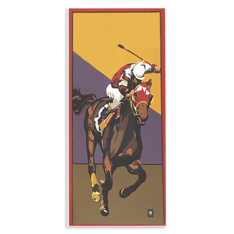 The Race Final Stretch Wall Plaque, design by Jadei Graphics