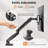 Pneumatic Arm Full Motion Single Monitor Universal Desk Mount
