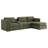 Winfree 4- Piece Upholstered Sectional With Console-1424064065