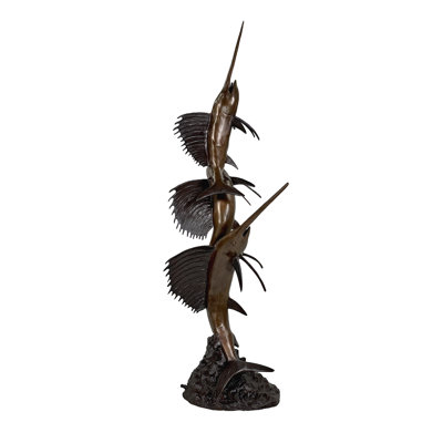 Bronze Large Sailfish Fountain