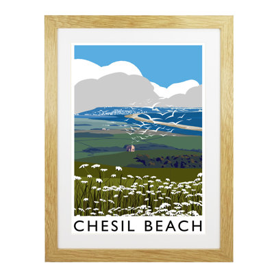 Chesil Beach 1 by Richard O'Neil - Print