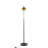 74'' Black Arched Floor Lamp Set