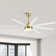 Jamii-Leigh 65/72/84 inch Large Indoor/Covered Outdoor Modern Ceiling Fan with Led Lights and Remote, 6-Speed, Reversible Quiet DC Motor, Timer, 8-ABS-Blade