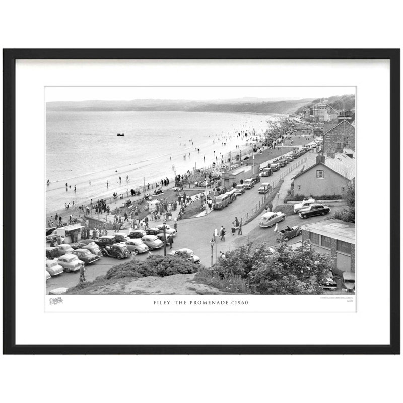 Filey, The Promenade C1960 - Single Picture Frame Print, 45cm H x 60cm W x 2.3cm D