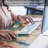 CounterArt Wildflower Spring Large Waterproof Desk Protector Mat 32" x 16"