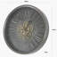 Cottrill Metal Gear Wall Clock for Living Room, Roman Number Modern Clock For Bedroom