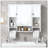 Wall Mounted Medicine Cabinet Mirror Bathroom Towel Bar-1691816949
