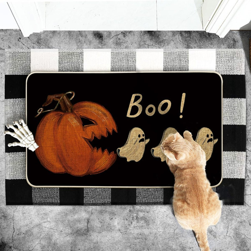 Paillasson Ghost Boo Pumpkin Halloween
