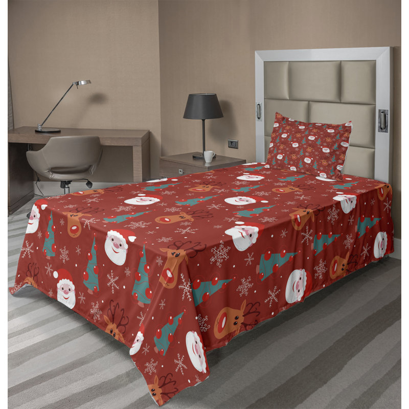 Microfiber Sheet Set, Twin Sheet Set + Fitted Sheet + 1 Pillowcase