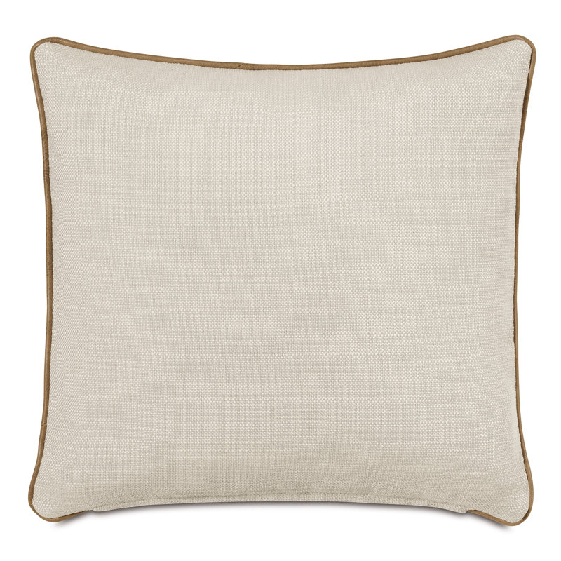 Lodge Square Pillow Cover & Insert, Vivo Bisque