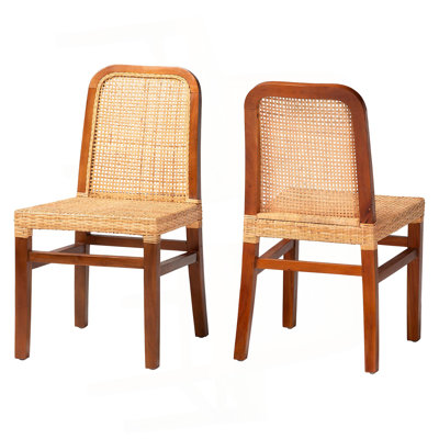 Contemporary Minimalist Dining Chairs (Set Of 2)