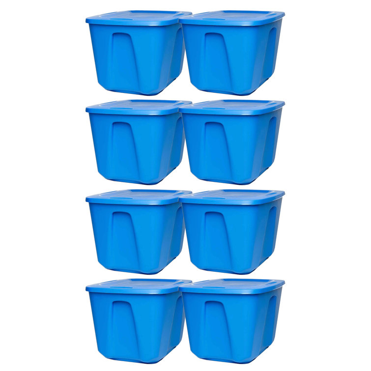 IRIS 5-Pack File Box Medium 1-Gallons (4-Quart) Clear Tote with Standard  Snap Lid in the Plastic Storage Containers department at