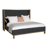 Mattingly Solid Wood Wingback Bed