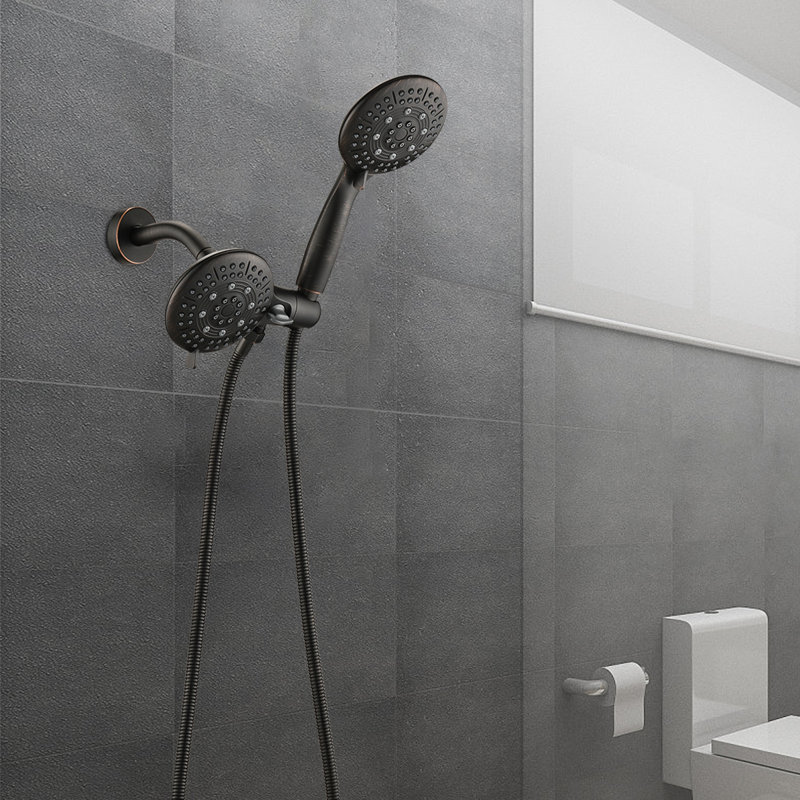 Pomme de douche à main Combo Rain, Bronze huilé