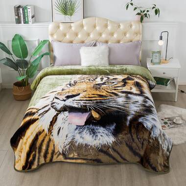 Tiger Bedding Sets, 3D Animal Print Luxury Microfiber Duvet Cover